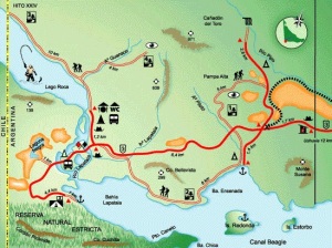 Mapa PN Tierra del Fuego - Ushuaia 02